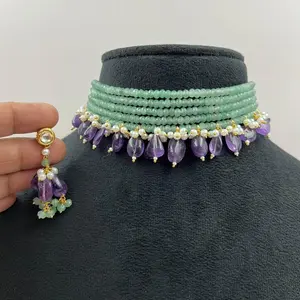 Mint Beads Choker