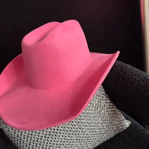Hot Pink Cowboy Hat - Stylish Hat with Unique Design and Comfortable Fit