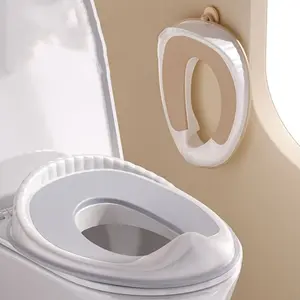Unisex Baby Potty Trainer Seat, Soft Leak-Proof Design, Easy to Clean, Durable Plastic Material, Safe Infant Toilet Training Bowl