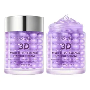 ZaiDoc 3D Multi-Effect Essence Capsule Cream 60g - Tighten Facial Contours with Collagen & Hyaluronic Acid for Nourishing & Hydrating Skin Repair Daily Moisturizer Tightening Moisture
