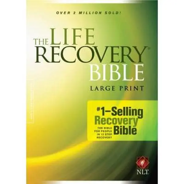 USED Book - The Life Recovery Bible NLT, Large Print (Hardcover) (Hardcover) - english