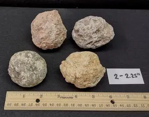 Mexican Geode Variety Pack - Guaranteed Hollow, 2-4" Diameter, 4 Geodes per Pack