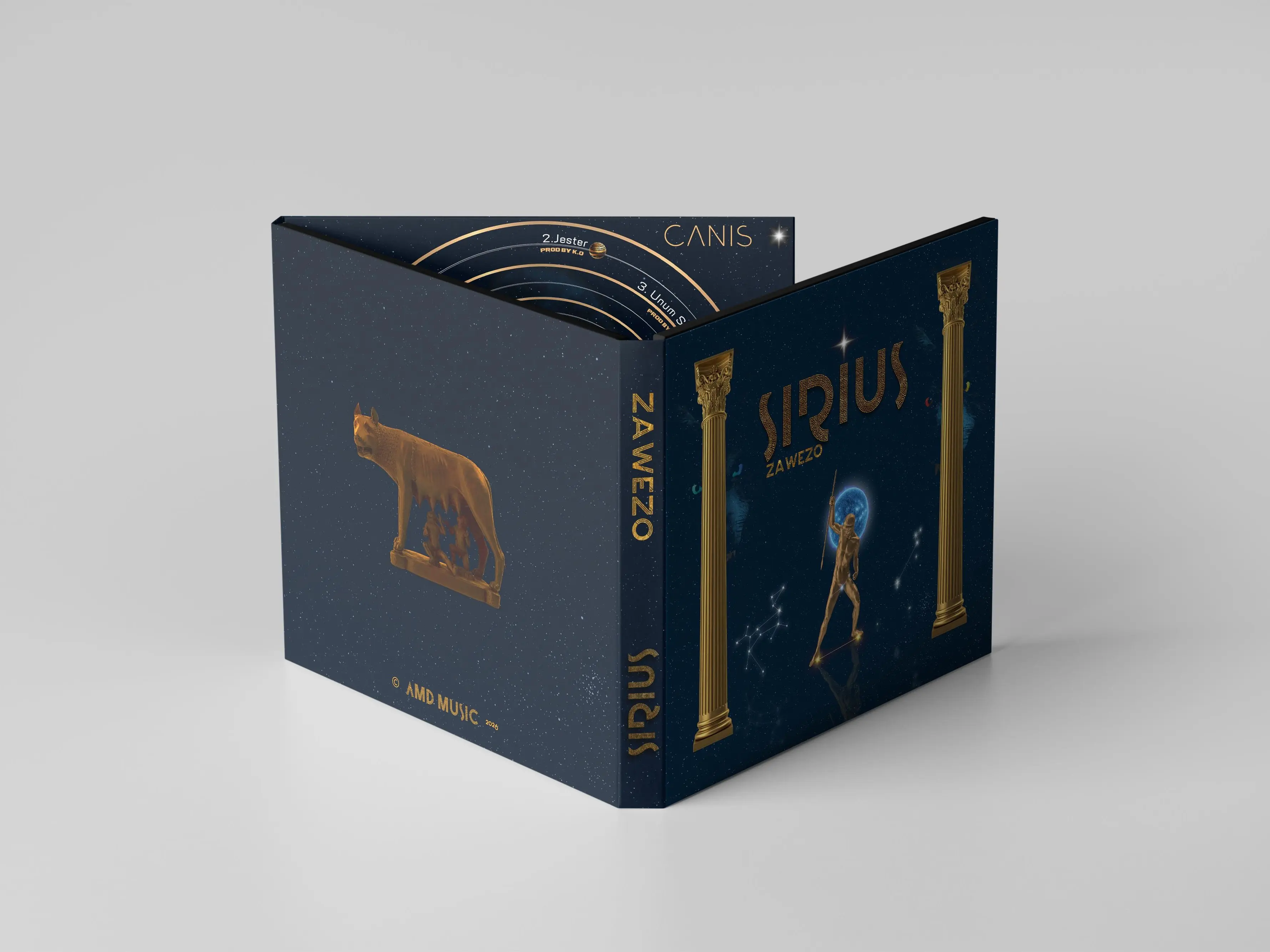 Zawezo SIRIUS Album - Collector's Edition 3-CD Digipack (Sirius, Canis Major & Canis Minor) by Zawezo