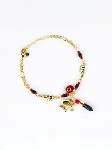 Gold Plated Brass Azabash Bracelets,Adjustable Evil Eye Pendant Bracelet,Boho Evil Eye Jewelry for Women,Trendy Bangles