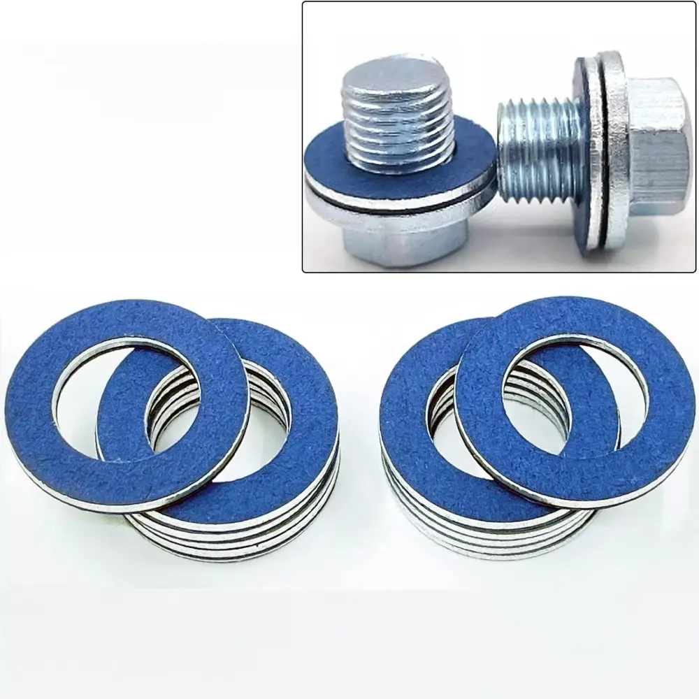 12 Packs 90430-12031 Oil Drain Plug Gaskets For Tacoma,Tundra,Camry,Corolla,4Runner,Scion,Avalon,Lexus Oil Plug Gasket