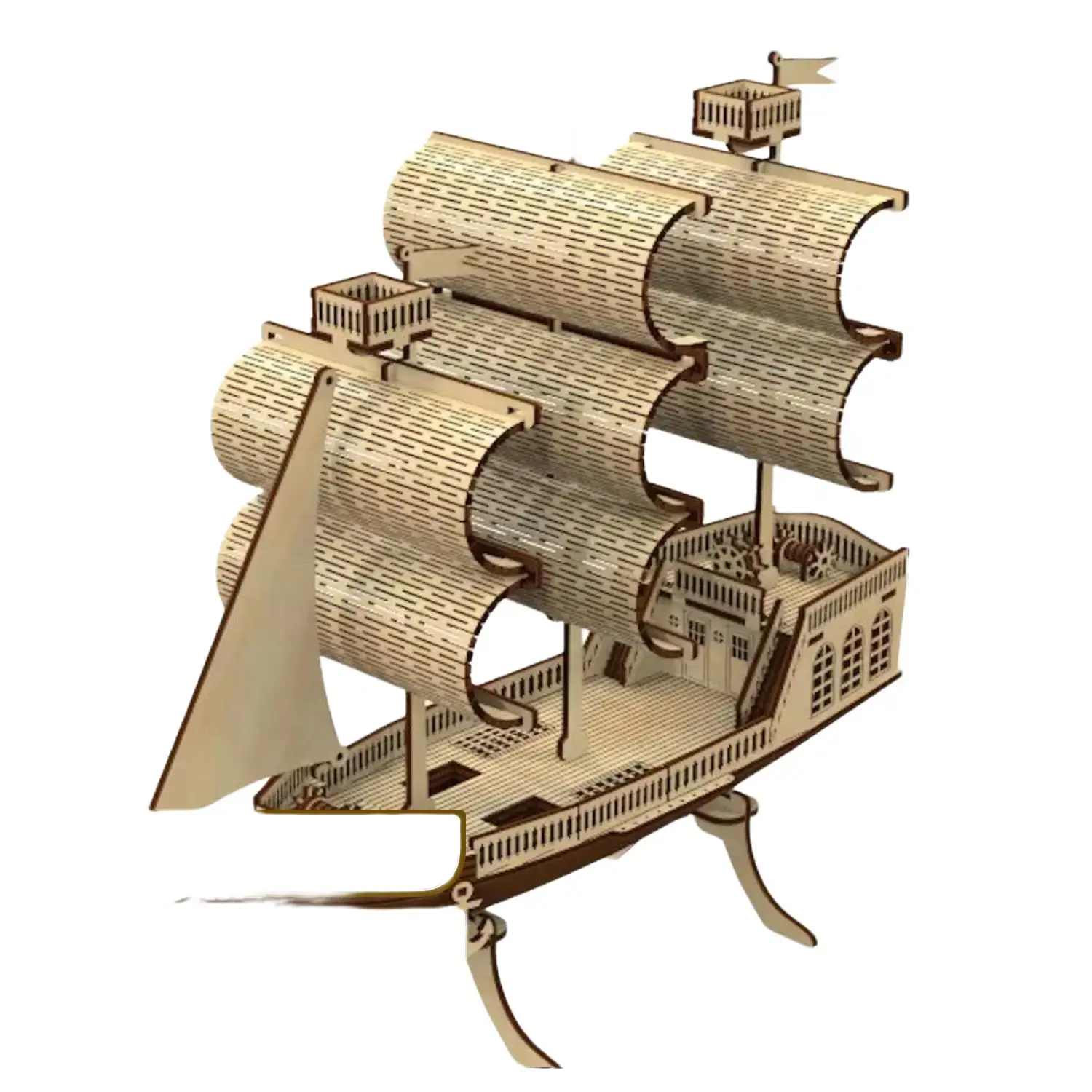DIY Pirate Ship Assembly Kit