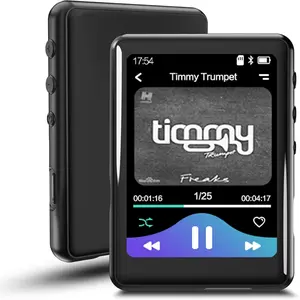 MP3 Player with  5.3, 16GB Full Touchscreen  Portable  Device with Speaker,FM Radio,E-Book,Built-in  SD Card Slot,Earphones Included,Max 512GB Expand