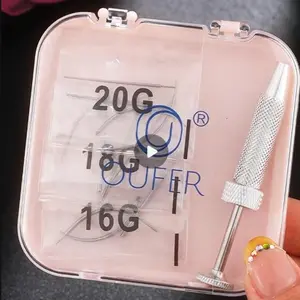 OUFER Stainless Steel Body Piercing Changer Kit - 6pcs/12pcs, 20G/18G/16G Unisex Ball Grabber Tool for Earrings, Nose Piercing, Horseshoe & Lip Pieces - Durable Jewelry Accessories
