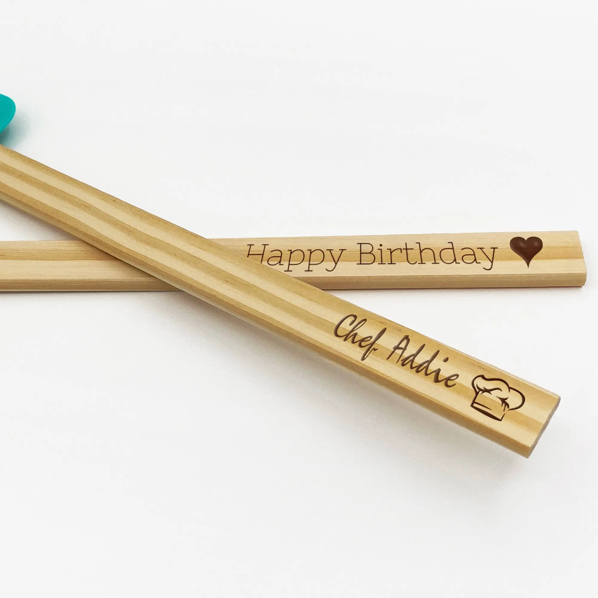 Personalized Laser Engraved Silicone Spatula