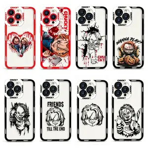 Print Good G-Guys C-Chucky Cover Clear Phone Case for iPhone 17, 16, 15, 14, 13, 12, 11 Pro Air Plus ProMax. High aesthetic, drop resistant, and earthquake resistant phone case