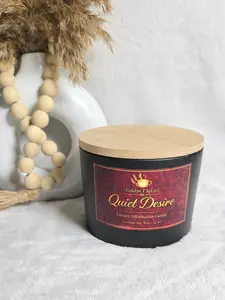 QUIET DESIRE 【 Final Release 】| Luxury Affirmation Candle 12oz