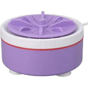 Portable Multifunction USB Powered Mini Dishwasher & Washing Machine with Adjustable Timer Purple