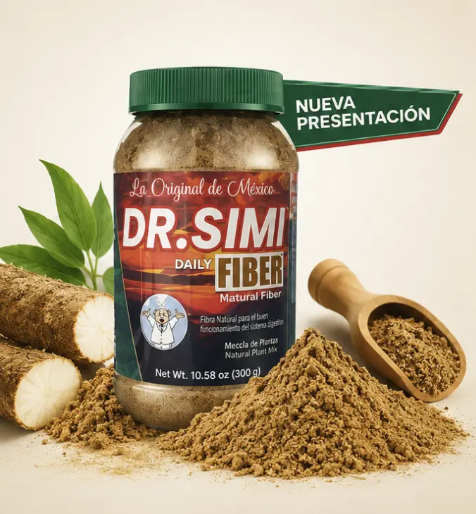 New Packaging! Same Viral Formula - La Original Fibra de Mexico Dr.Simi Daily Fiber 300g (10.5oz) - All-Natural Fiber Blend with Wheat Bran, Maguey, and Cocoa – Perfect Mix for Food & Smoothies