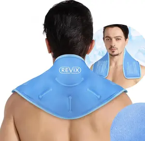 REVIX Multipurpose Soft Extra Large Neck Ice Pack, Cooling Neck Wrap, Fit to Shoulder, Back, Knee and More