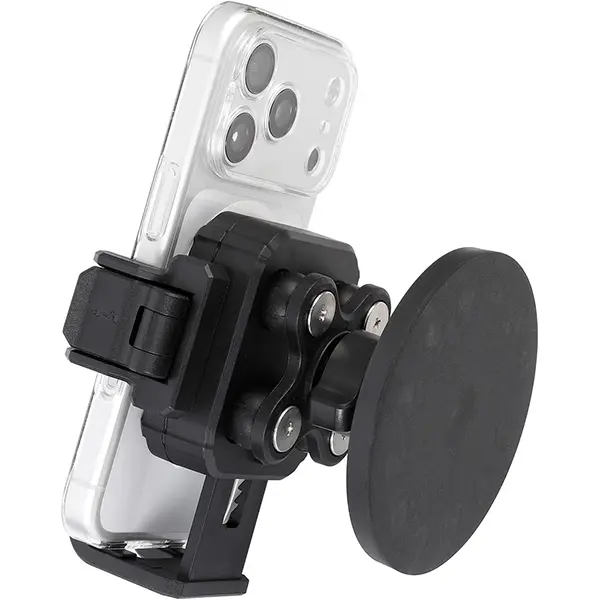 Magnetic Motorcycle Phone Mount, 88 lb Strong Magnetic Pull for Gas Tank, Heavy-Duty with Vibration Dampener, Camera-Friendly, 1-Second 1-Handed Lock & Release, Fits 4.7-7.2" Smartphones