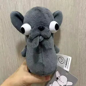 Chihuahua Emoji Plush Toy, Abstract Dog Sand Sculpture, Funny Soft Stuffed Animal, Cute Cartoon Character, Perfect Gift for Kids