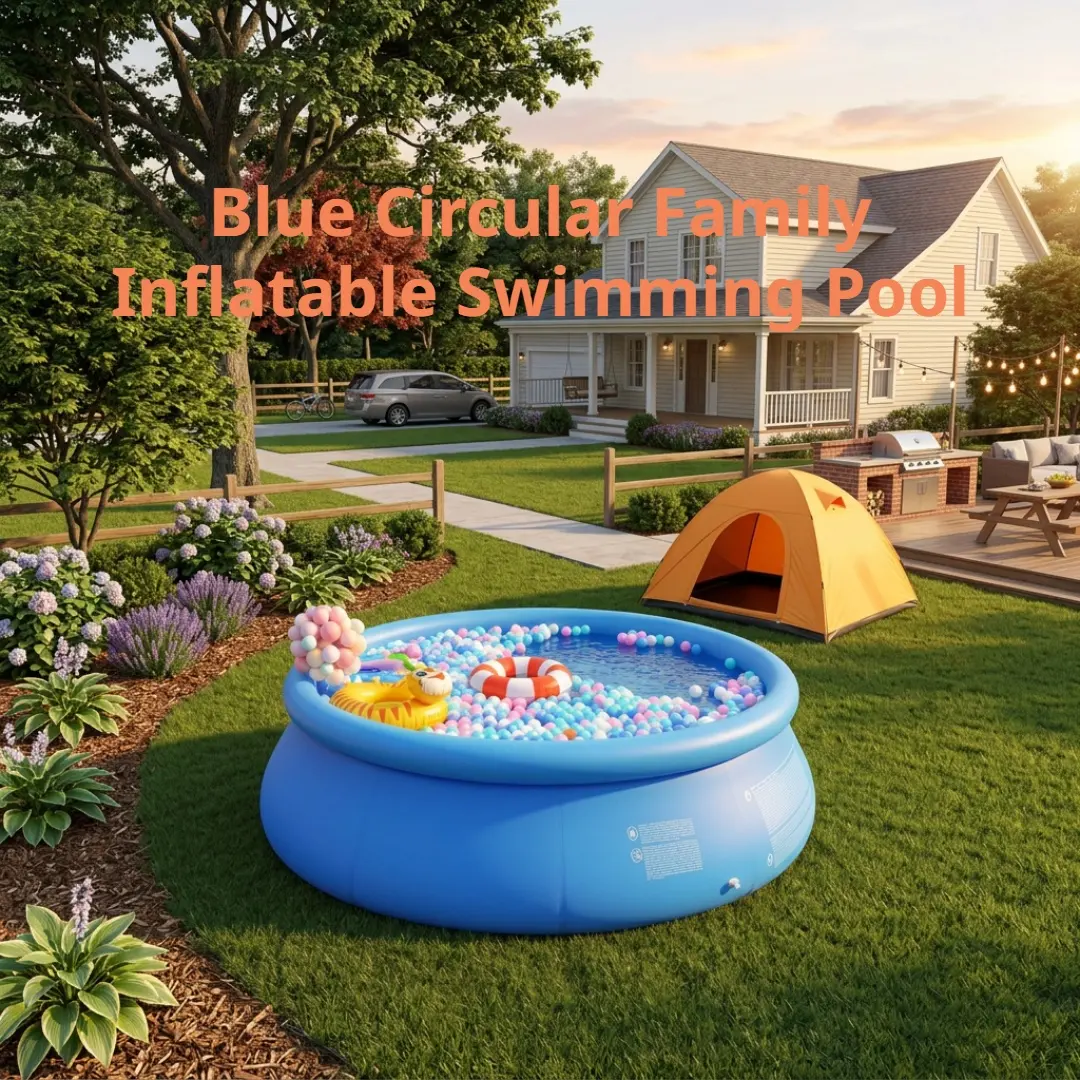 Diameter 15ft Large Blue Ring Inflatable Pool Diameter 15ft Large Blue Ring Inflatable Pool