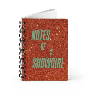 Notes of a Showgirl Notebook | Taylor Notebook | Gift For Her