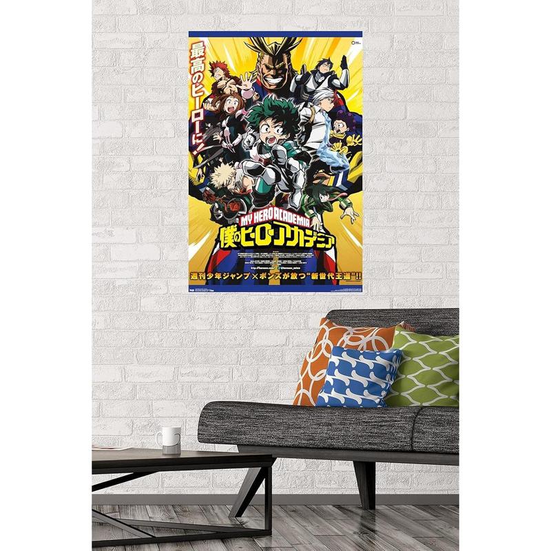 Trends International My Hero Academia - Key Art Wall Poster, 22.375" x 34", Unframed Version