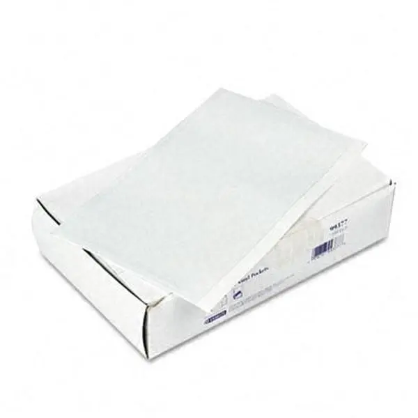 Esselte Pendaflex 99377 Self-Adhesive Vinyl Pockets 5 x 8. Clear Front/White Backing 100/bx