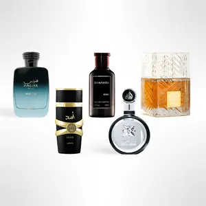 Hawas Malibu + Asad + Bharara King + Fakhar Men + Khamrah Eau de Parfum Bundle – 5PCS Luxury Men’s Fragrance Set