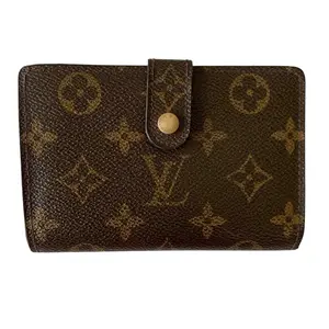 Pre-owned Louis Vuitton Wallet Small Leather Goods monogram compact authentic with COA CA0041