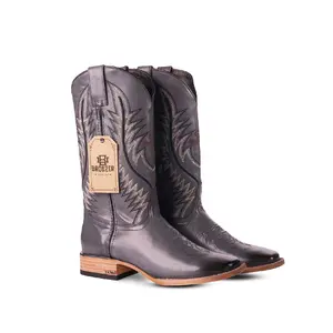 Timo WR Steel – Palermo Leather Cowboy Boot for Men | 501-N Last | Leather Sole