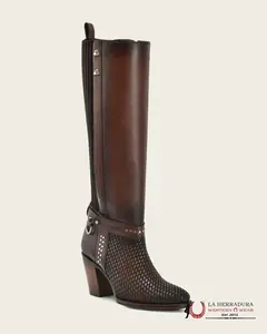 WOMEN’S CU774 CUADRA TALL BOOT LEATHER BROWN SILLERO DEL VASCO NATURAL CU774