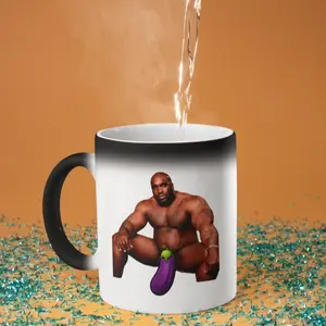 Barry Woods Meme Color Changing 11 oz Mug | Surprise Gift Coffee Ceramic Cup | Funny Wood Sitting On a Bed Meme Magic Coffee Mug | Prank Gift for Coworker Employees | Office Humor Gag Gift