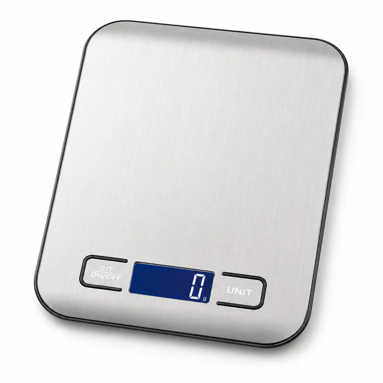 Digital Kitchen Food Scale with Stainless Steel Platform, LCD Display and Tare Function