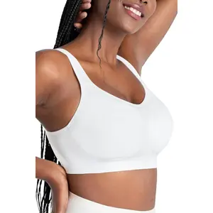 SHAPERMINT Bralettes for Women with Support - Adjustable Wireless Support Bra, Full Coverage No Underwire Seamless Bra