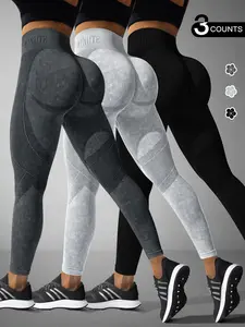 Sporty Women's Sports Leggings, Quick Drying Breathable Comfortable Skinny Pants, Ladies Sportswear for Yoga Gym Workout Running, Athleisure Fitness Leggings