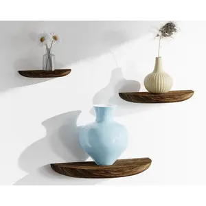 Solid  Half Round Floating Wall Shelves | Elegant Floating Shelves, Elevate Your Space.  for Living Rooms, Bathrooms, Bedrooms, Offices, 's Rooms