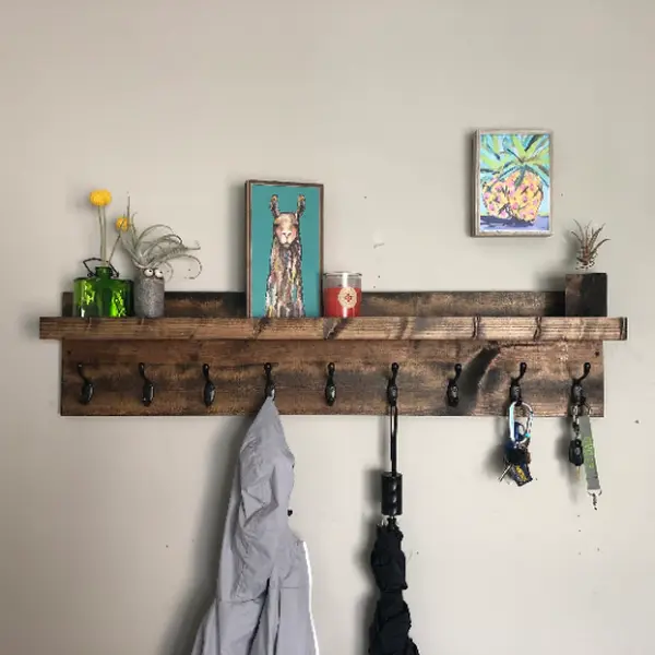 The ED: Wood Coat Rack Wall-mounted The ED: Wood Coat Rack Wall-mounted