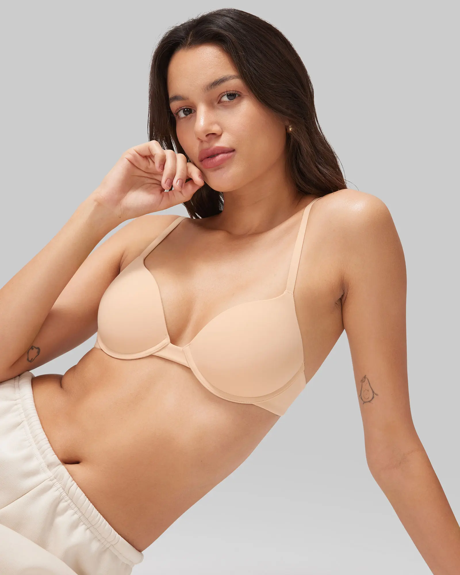 HALOBLISS Lift Up Beugel BH's voor Vrouwen Kleine Borsten Gewatteerde T-shirt BH's met Ondersteuning 32AA-38A Roze Blozen 80B HALOBLISS Lift Up Beugel BH's voor Vrouwen Kleine Borsten Gewatteerde T-shirt BH's met Ondersteuning 32AA-38A Roze Blozen 80B