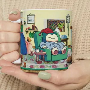 Sleepytime Tea Snorlax Funny Mug