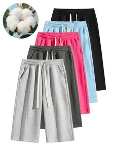 Women’s solid-color shorts, sporty casual shorts, women’s summer casual wear, summer shorts, new spring products
