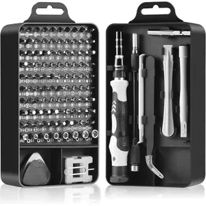 Precision Screwdriver Set, Professional Grade 115 in 1 Magnetic Repair Tool Kit for Electronics, Computer, iPhone, Laptop, Game Console, Watch, Eyeglasses, Modding, and DIY Projects