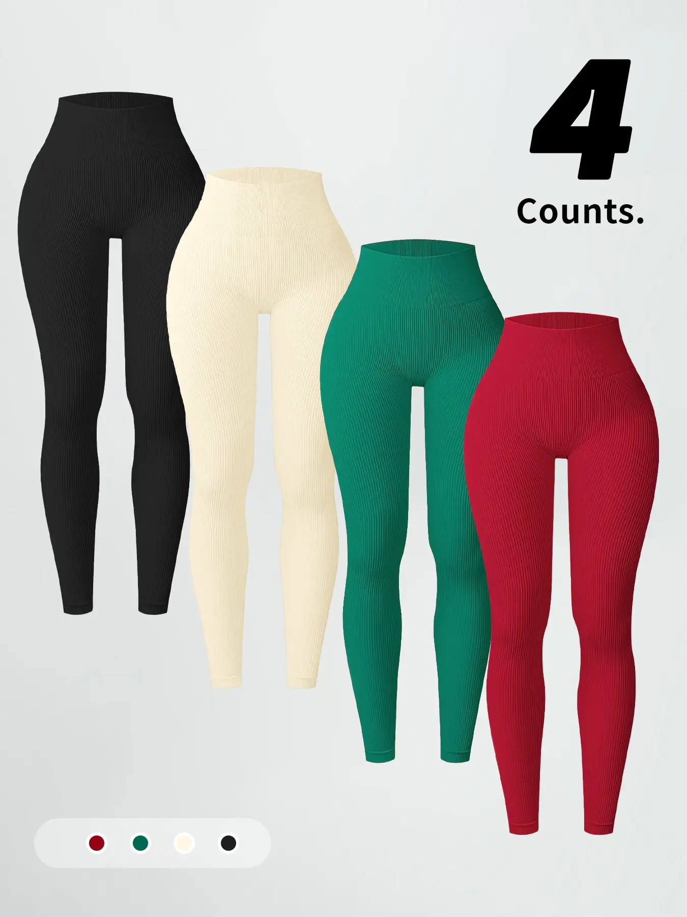 Women's High-Waisted Ribbed Yoga Pants, Tight-Fitting Fall Workout Leggings, Sexy Sporty Style for Active Lifestyle Women's High-Waisted Ribbed Yoga Pants, Tight-Fitting Fall Workout Leggings, Sexy Sporty Style for Active Lifestyle