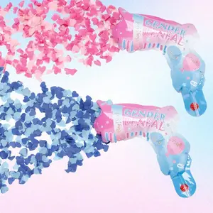 Confetti Spray Gun, Colorful Gender Reveal Confetti Spray Gun, Creative Handheld Prediction Gender Reveal Party Supplies, Festival Party Supplies