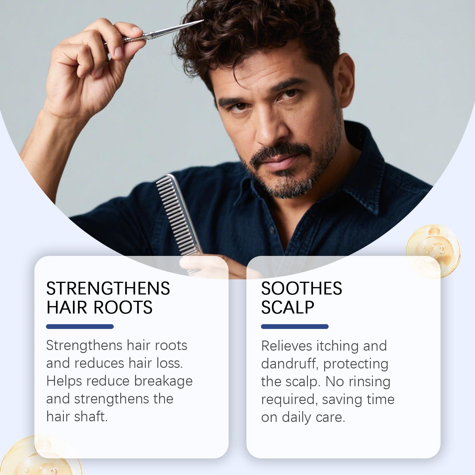 Nourishing Hair Essence Liquid Deeply Moisturizes & Nourishes Hair Follicles, Protects & Soothes the Scalp, Provides Intensive Nutrient Care, Helps Reduce Breakage, Supports Hair Growth for Thicker, Fuller, Stronger & Healthier-Looking Hair