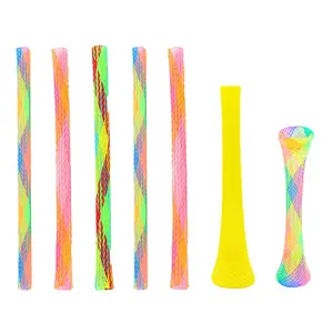 Cat Spring Toys, 30 Packs Cat Tube Spring Toy Interactive Cat Toy for Indoor Cats, Plastic Spring Coils Attract Cats to Swat, Bite, Hunt(Random Color) (30 packs)