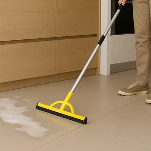 Heavy-Duty Floor Squeegee 2 in 1  - Lightweight & Durable Foam Blade with Extendable Handle for Indoor/Outdoor Cleaning haragan y trapeador 2 en 1 Adjustable Pool