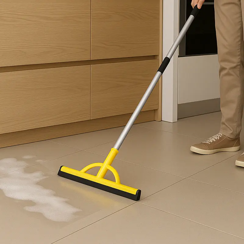 Heavy-Duty Floor Squeegee 2 in 1  - Lightweight & Durable Foam Blade with Extendable Handle for Indoor/Outdoor Cleaning haragan y trapeador 2 en 1 Adjustable Pool