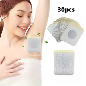 30pcs Invisible Self-Adhesive Sweat Pads, Odor Neutralizing, Disposable Armpit Pads, No Trace, Ideal for Gym, Travel, Daily Use, All Genders