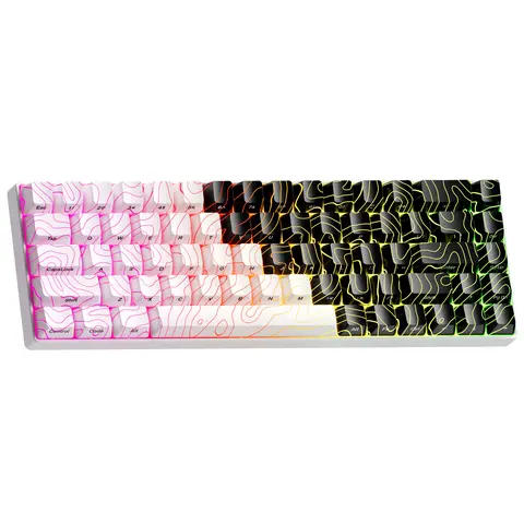 XVX HE68 Pro 68% Wired Mechanical Gaming Keyboard, GATERON Magnetic Jade Pro Switches, CNC Aluminum Frame, Hot-Swap, 8000Hz Polling, 0.02mm Rapid Trigger Hall Effect, IMD-Tech Keycaps, Bottom Lit RGB, High-Res Sensor, Back to School Computer Accessories