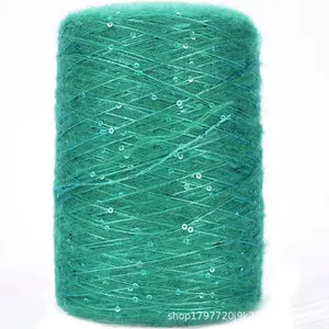 Mohair yarn, fine sequin yarn, glitter thread, hand-knitting yarn, yarn ball