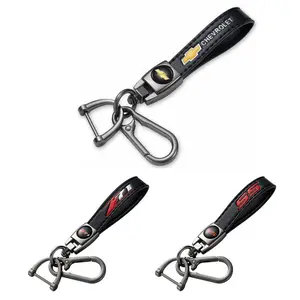 Car Keychain Compatible with Silverado Colorado Z71 Camaro SS Key Chain for Man and Woman Keyring car Accessory leather Beads Beaded men's car accessories