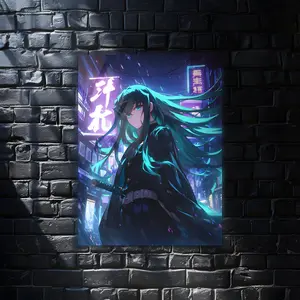 Tokito Muichiro Kimetsu no Yaiba Anime Wall Art Poster, Modern Wall Art, Anime Gifts, Wall Decor