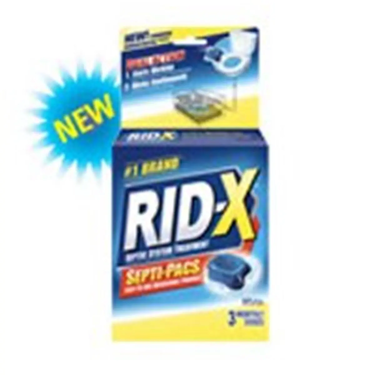 212 MAIN Septic Tank Cleaner - 3-Dose Household Septic System Treatment (Reckitt Benckiser Product Code 1920084249)